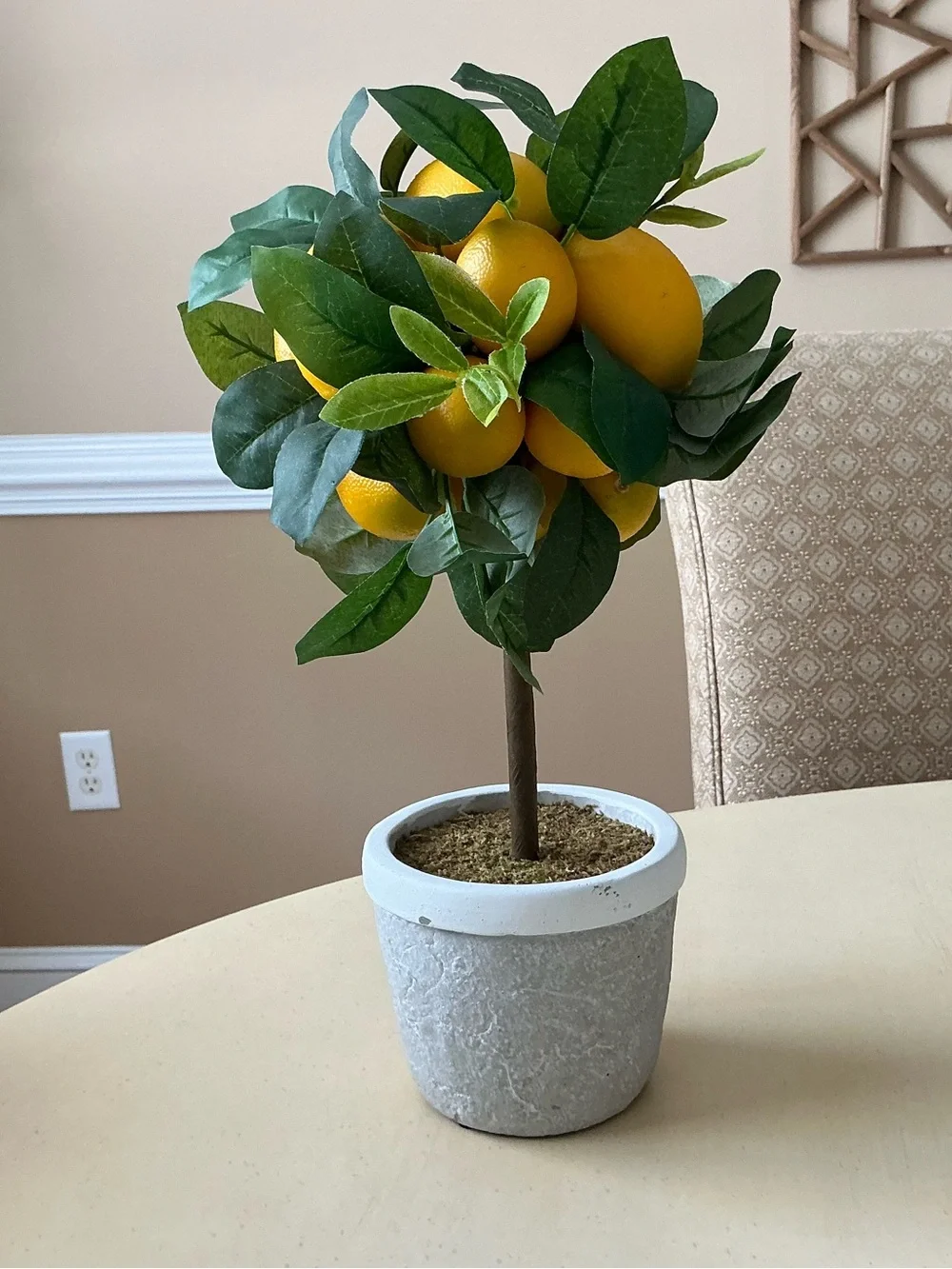 Lovely Artificial Mini Lemon Tree Topiary 🍋